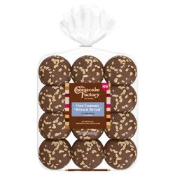 The Cheesecake Factory At Home Famous "Brown Bread" Sweet Wheat Slider Buns - 12 count, 12 oz