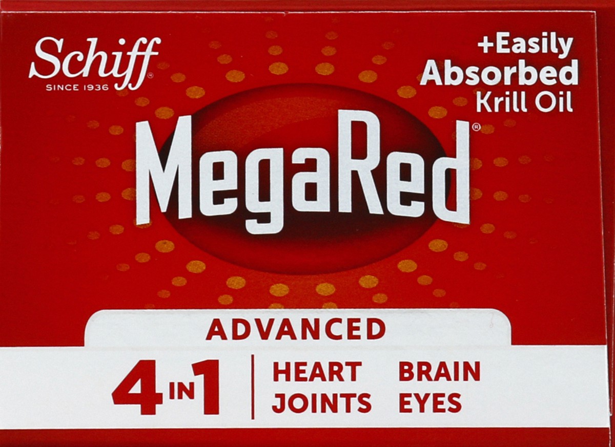 slide 3 of 6, MegaRed Advanced 500 mg Omega-3s 25 Softgel, 25 ct