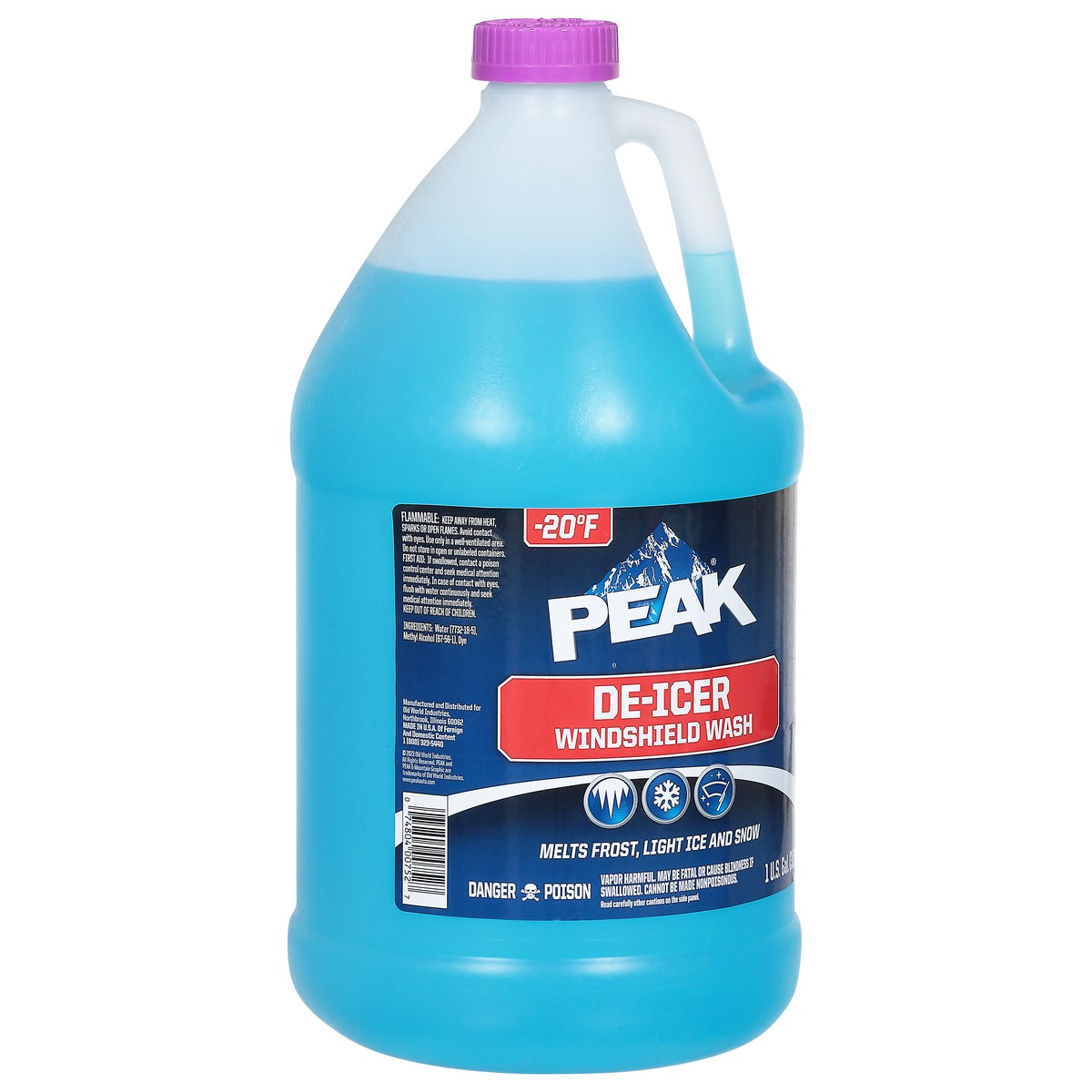 slide 2 of 13, Peak De-Icer Windshield Wash 1 gal, 1 gal