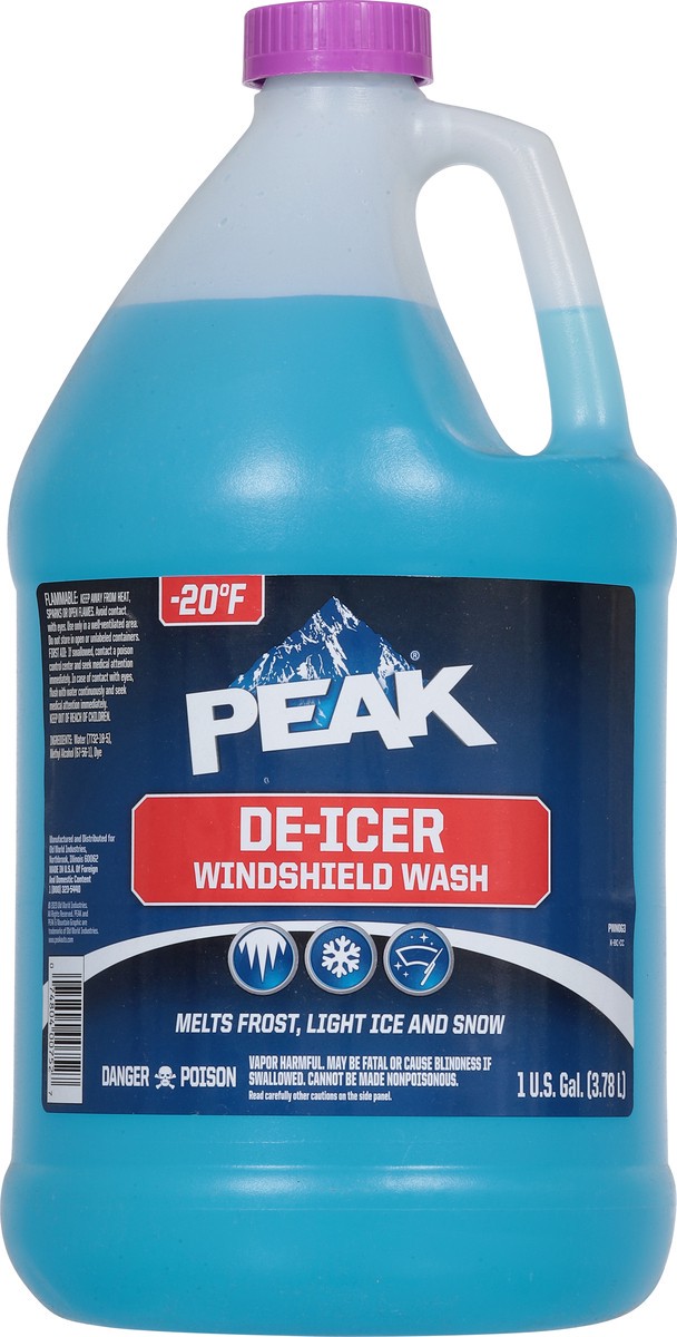 slide 13 of 13, Peak De-Icer Windshield Wash 1 gal, 1 gal
