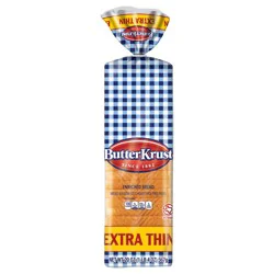 Butter Krust Extra Thin Bread, Thin Sliced White Bread, 20 oz Loaf