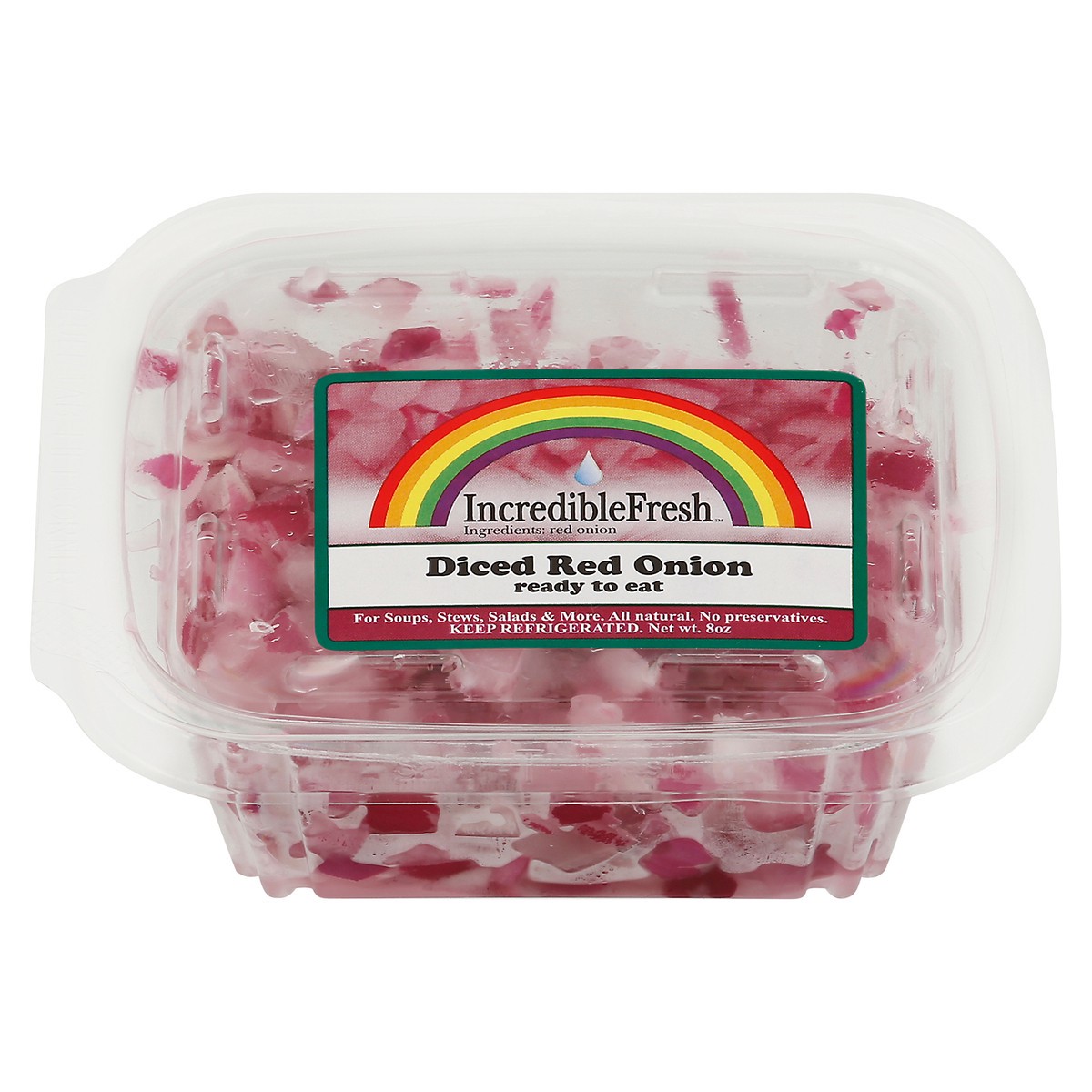 slide 9 of 11, IncredibleFresh Incredible Fresh Diced Red Onions, 8 oz