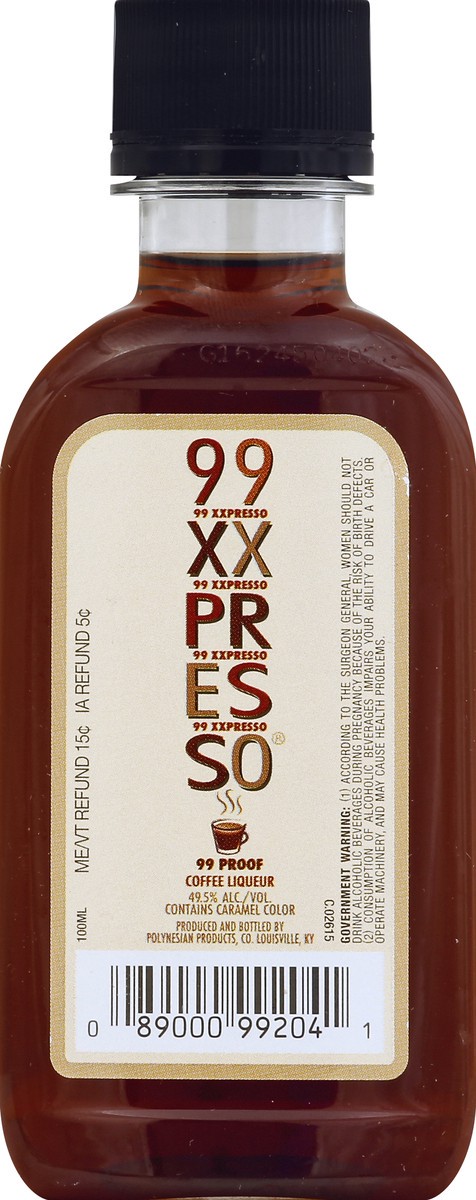 slide 1 of 3, 99 Brand Brand XXpresso Coffee Liqueur 100 ml - 49.5% ABV, 100 ml