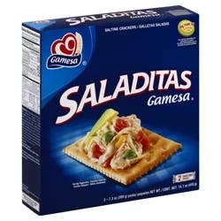 Gamesa Saladitas Saltine Crackers 7.3 Oz, 2 Ct