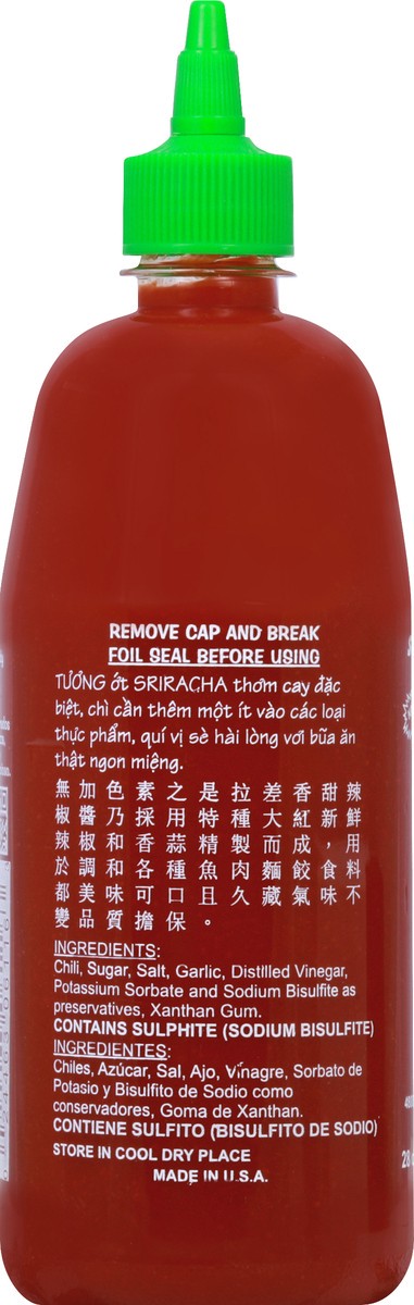 slide 6 of 11, Huy Fong Sriracha Hot Chili Sauce 28 oz, 28 oz