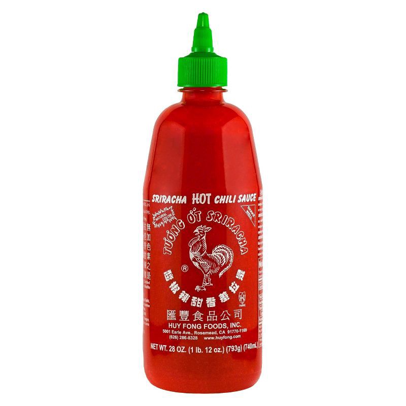 slide 1 of 11, Huy Fong Sriracha Hot Chili Sauce 28 oz, 28 oz