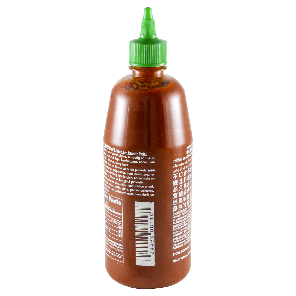 slide 4 of 4, Huy Fong Sriracha Chili Sauce, 28 oz