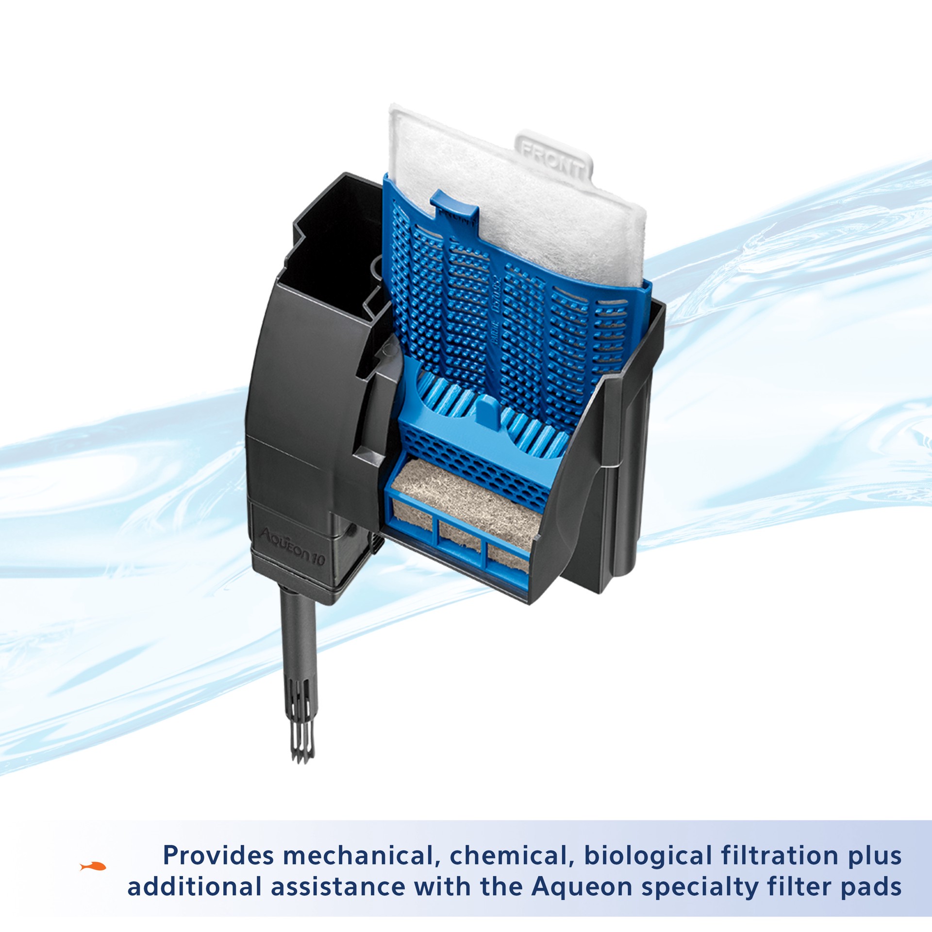 slide 5 of 10, Aqueon QuietFlow LED PRO Aquarium Power Filter Size 10, 1 ct