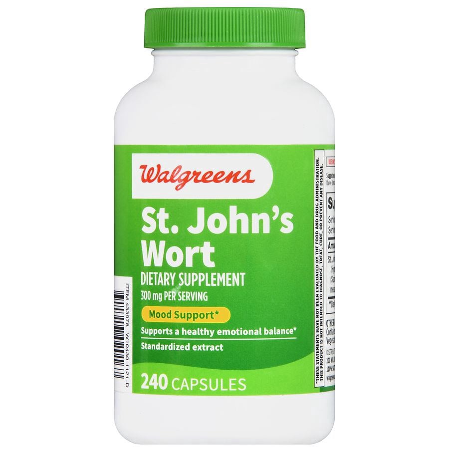 slide 3 of 5, Walgreens St. John's Wort 300 mg, 240 ct