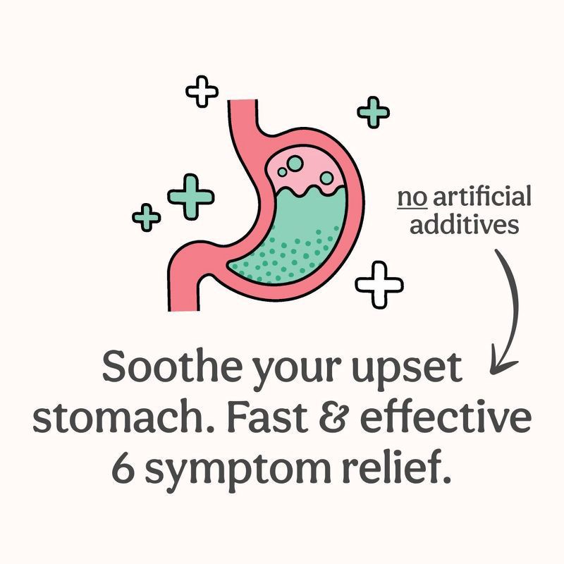 slide 6 of 9, Wonderbelly Multi Digestive Symptom Tablets - Orange & Creme - 48ct, 48 ct