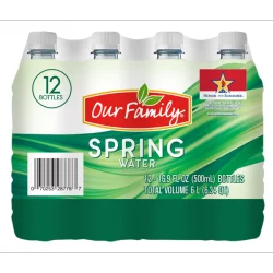 Our Family Water Spring - 12 ct