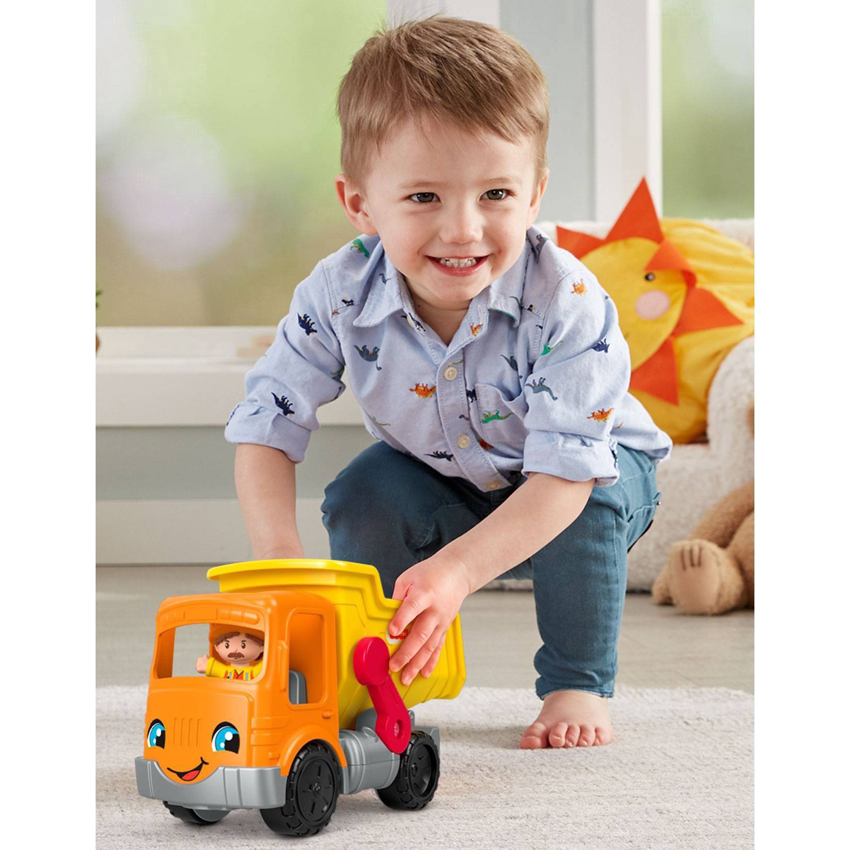 slide 10 of 11, Fisher-Price Little People Work Together Dump Truck, 1 ct