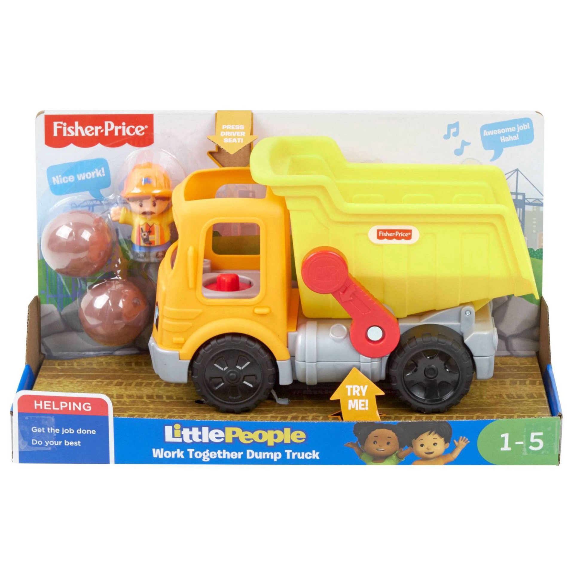 slide 5 of 11, Fisher-Price Little People Work Together Dump Truck, 1 ct