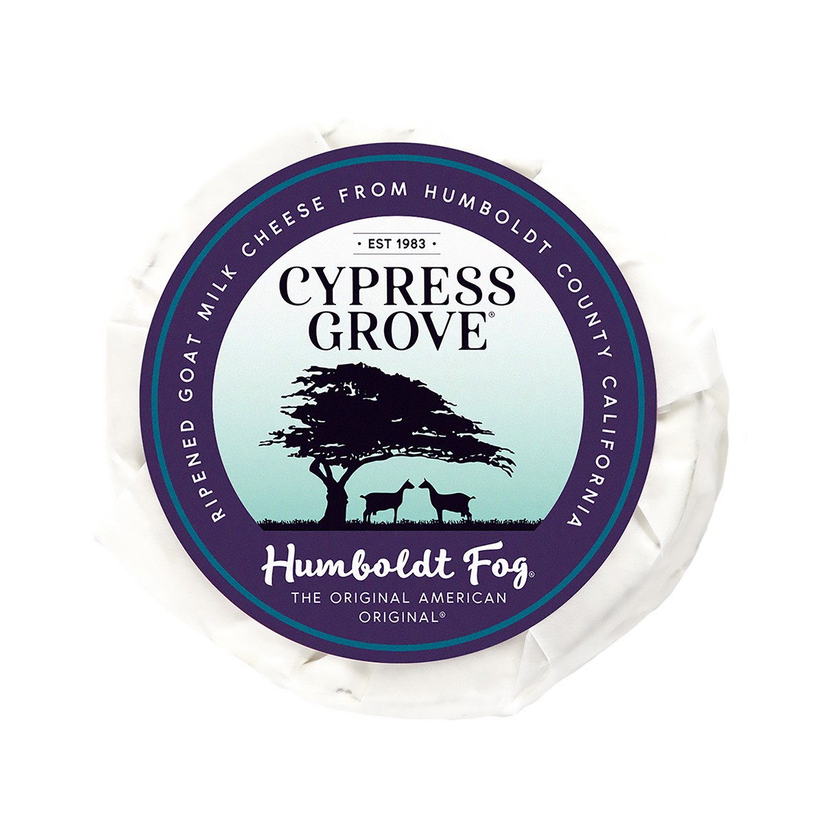 slide 1 of 1, Humbolt Fog Goat Cheese, per lb