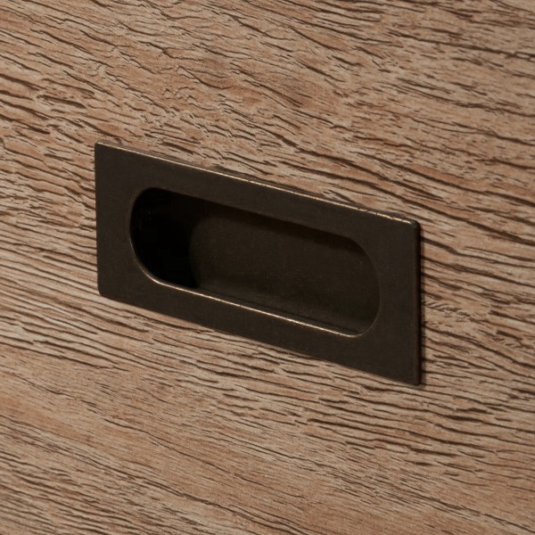 slide 5 of 10, Sauder Dixon City 66""W L-Shaped Computer Desk With Drawers, Brushed Oak/Pebble White, 1 ct