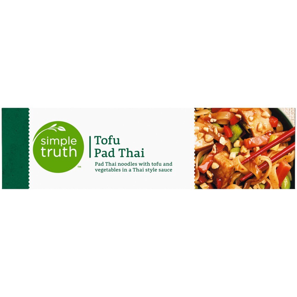 slide 3 of 3, Simple Truth Tofu Pad Thai Frozen Meal, 9.5 oz