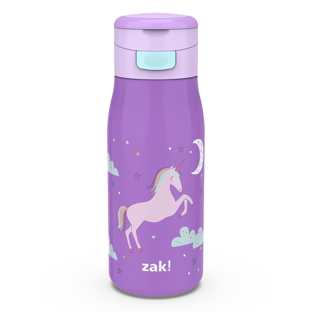 slide 4 of 4, Fanciful Unicorn Stainless Steel Double Wall Vacuum Pasco Bottle, 13.5 oz