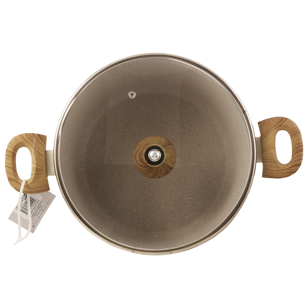 slide 4 of 4, HEALTHTEX Happikloc Sand Casserole W/Lid 26Cm, 1 ct