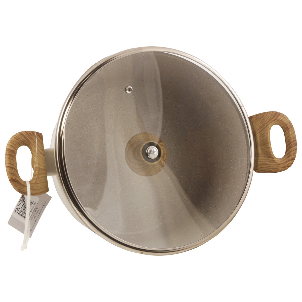 slide 2 of 4, HEALTHTEX Happikloc Sand Casserole W/Lid 26Cm, 1 ct