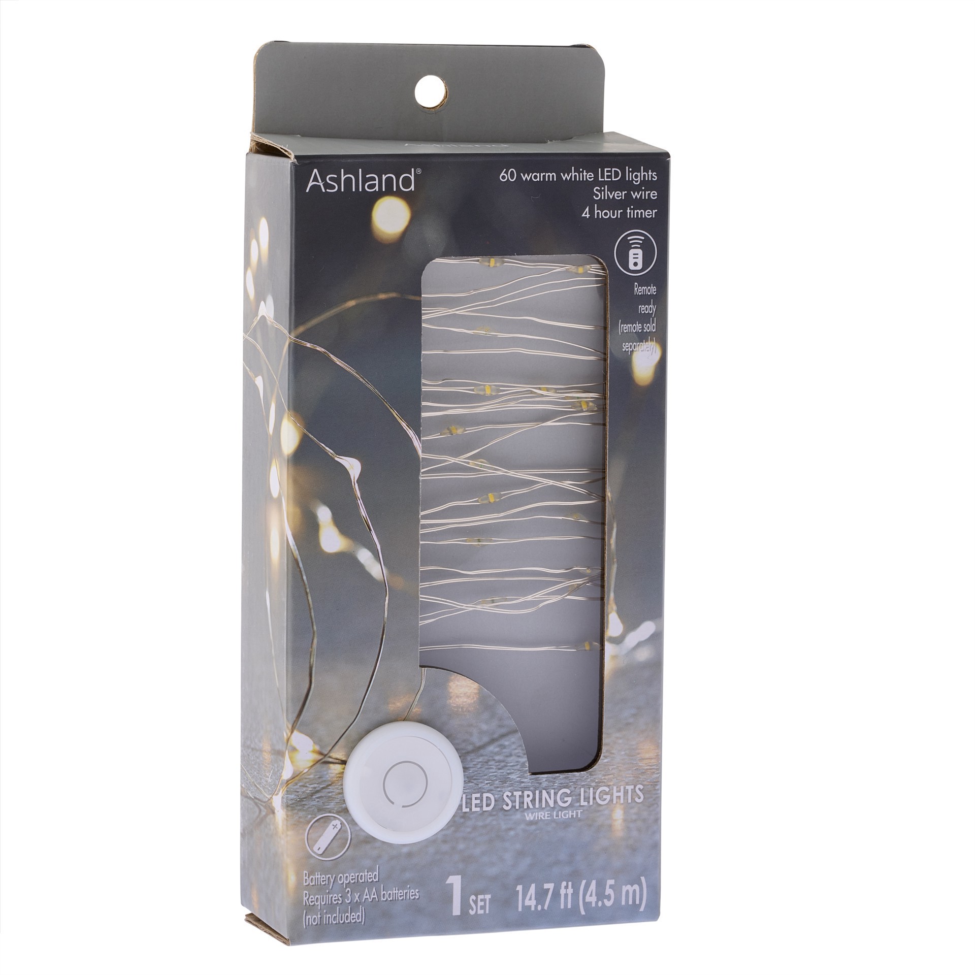 slide 6 of 6, 30ct. White Led String Lights By Ashland, 30 ct