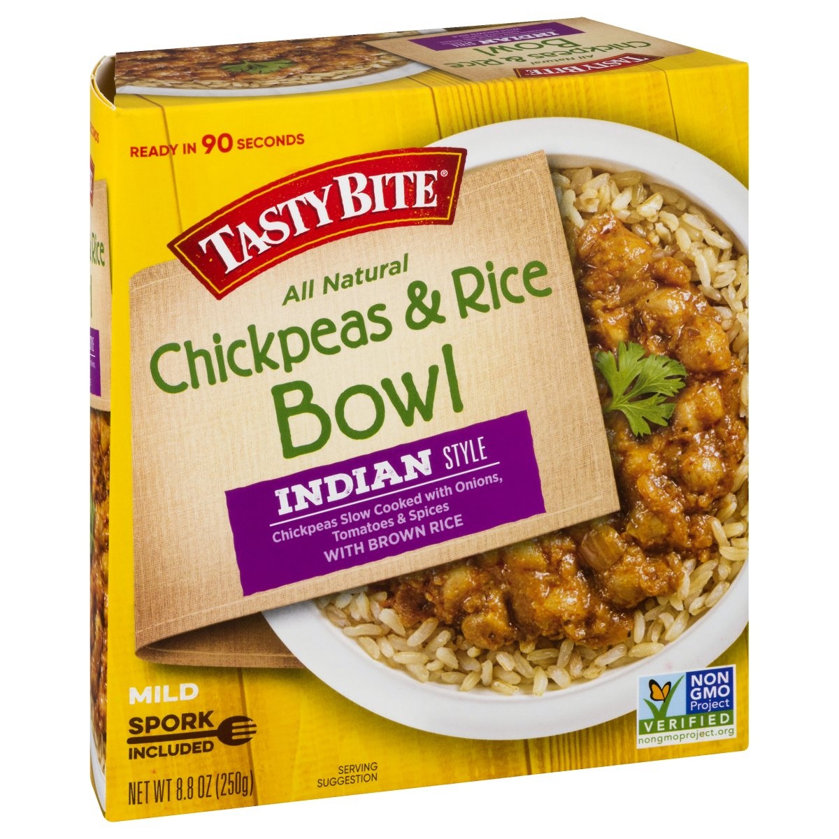 slide 1 of 1, Tasty Bite Chickpea & Rice Bowl, 8.8 oz