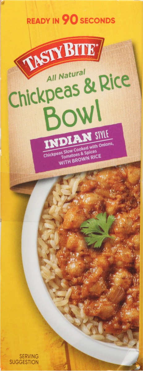 slide 7 of 9, Tasty Bite Indian Style Mild Chickpeas & Rice Bowl 8.8 oz, 1 ct
