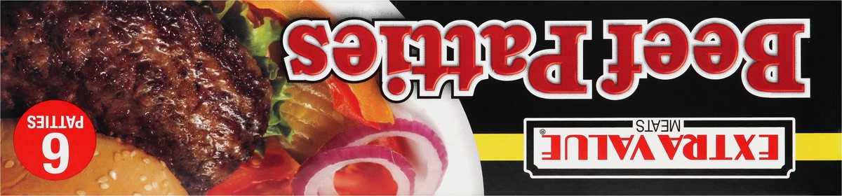 slide 2 of 13, Extra Value Meats Patties 6 ea, 6 ct