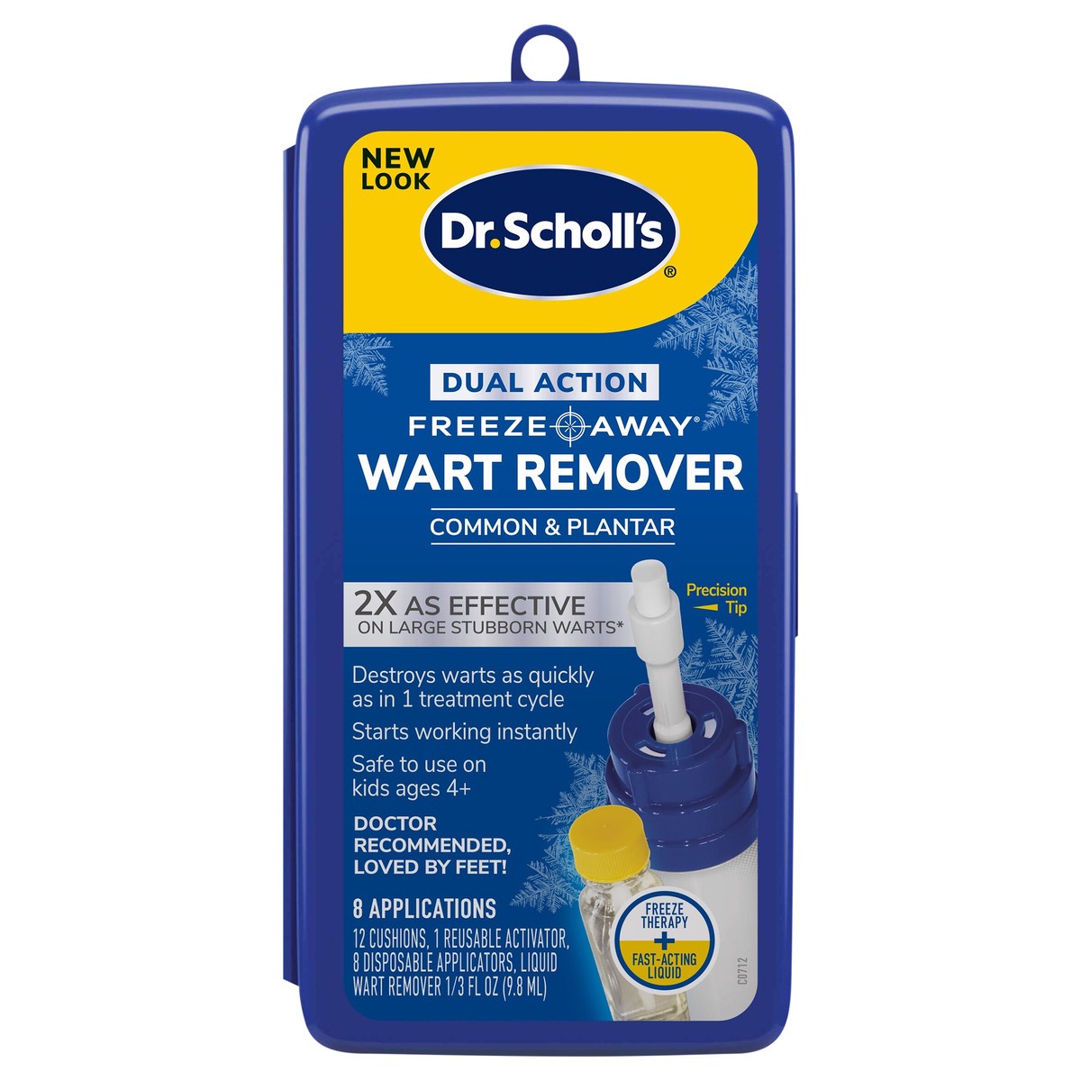 slide 1 of 3, Dr. Scholl's Dual Action Freeze Away Wart Remover, 1 ct