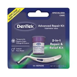 DenTek Temparin Max Advanced Dental Repair Kit, 13+ Repairs