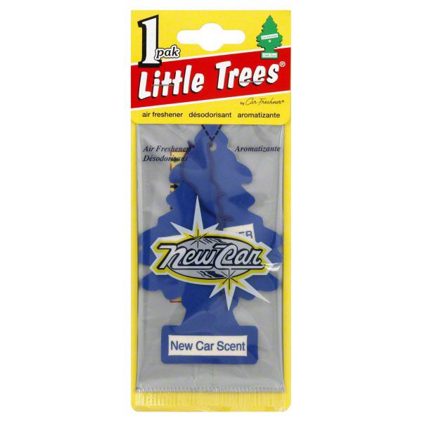 slide 1 of 1, Little Trees New Car Scent Air Freshener Blue, 1 ct
