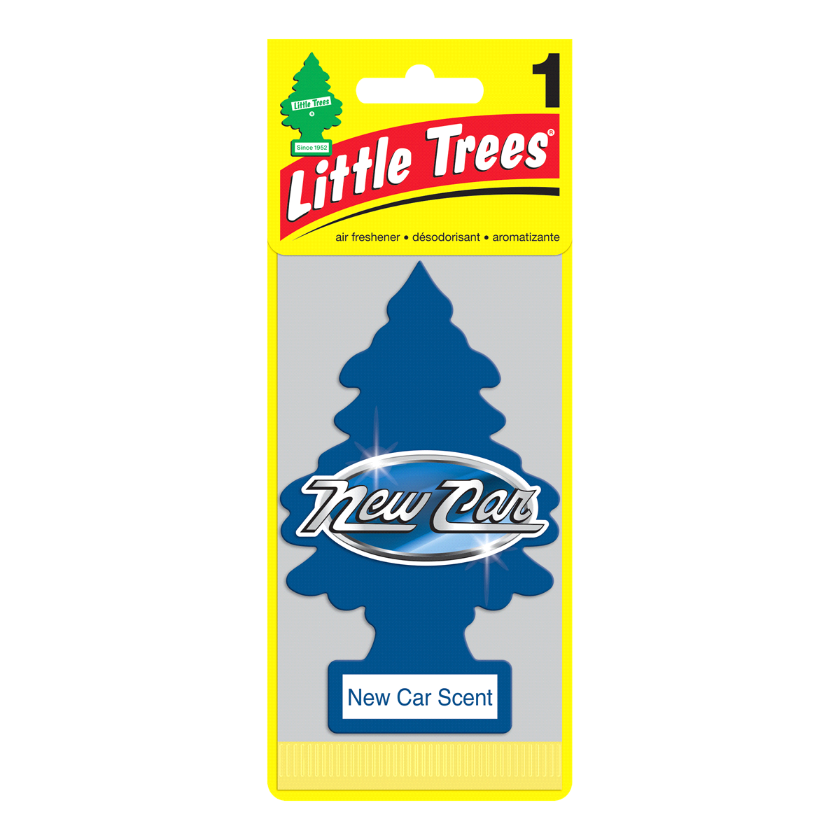 slide 1 of 1, Little Trees New Car Scent Air Freshener Blue, 1 ct