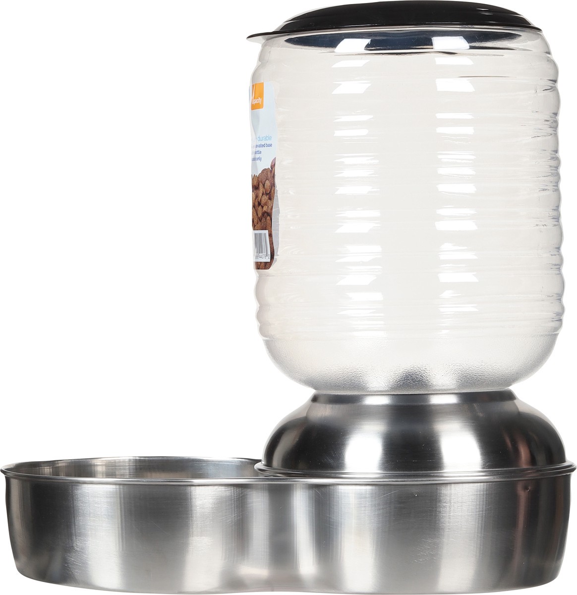 slide 3 of 9, Petmate Replendish Stainless Steel 5 LB Capacity Gravity Feeder 1 ea, 1 ct