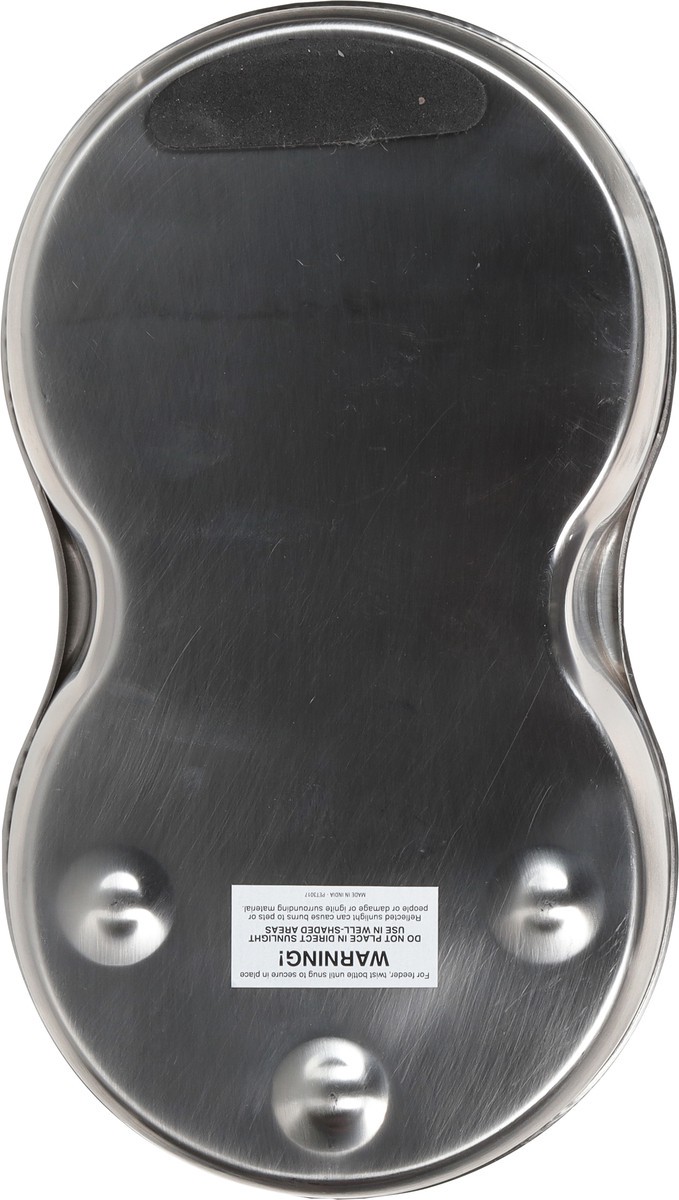 slide 6 of 9, Petmate Replendish Stainless Steel 5 LB Capacity Gravity Feeder 1 ea, 1 ct