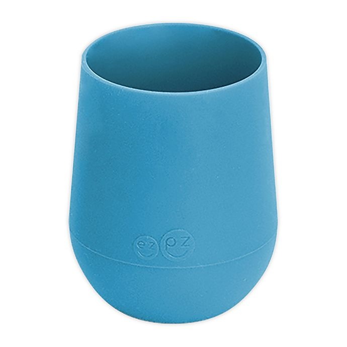 slide 1 of 6, ezpz Toddler Mini Cup - Blue, 4 oz