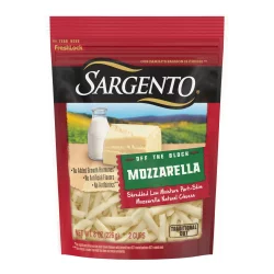 Sargento Off The Block Mozzarella Traditional Cut Shredded Cheese