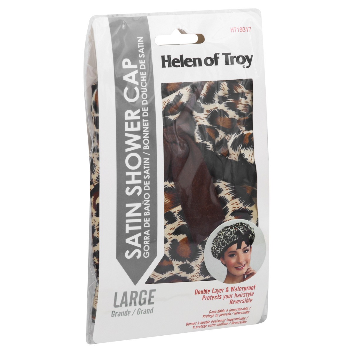 slide 9 of 9, Helen of Troy Large Satin Shower Cap 1 ea, 1 ea