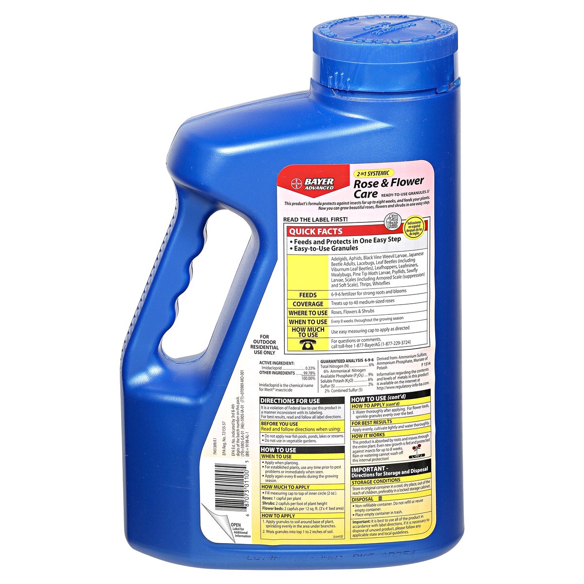 slide 2 of 3, Bioadvanced Rose & Flower Care 5 lb, 5 lb