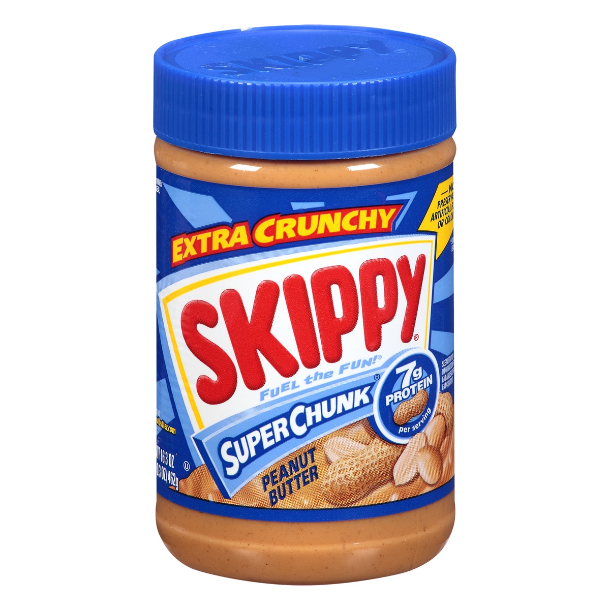 slide 1 of 1, Skippy Extra Chunky Super Chunk Peanut Butter 16.3 oz, 16.3 oz