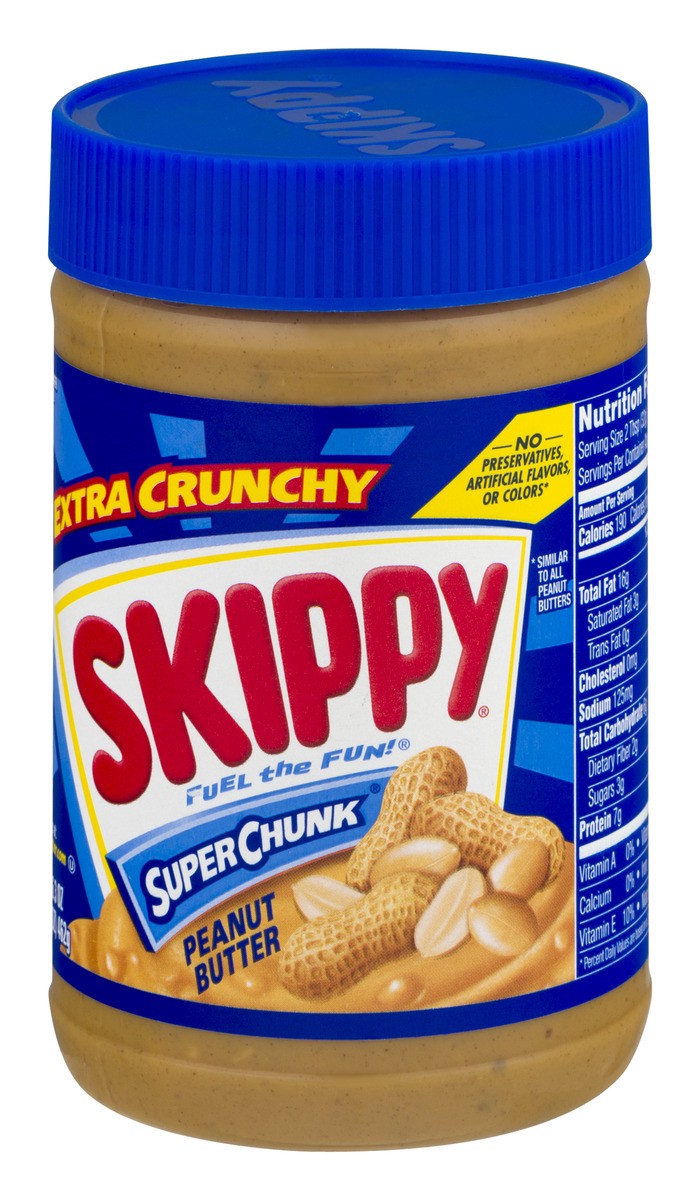 slide 6 of 13, Skippy Extra Chunky Super Chunk Peanut Butter 16.3 oz, 16.3 oz