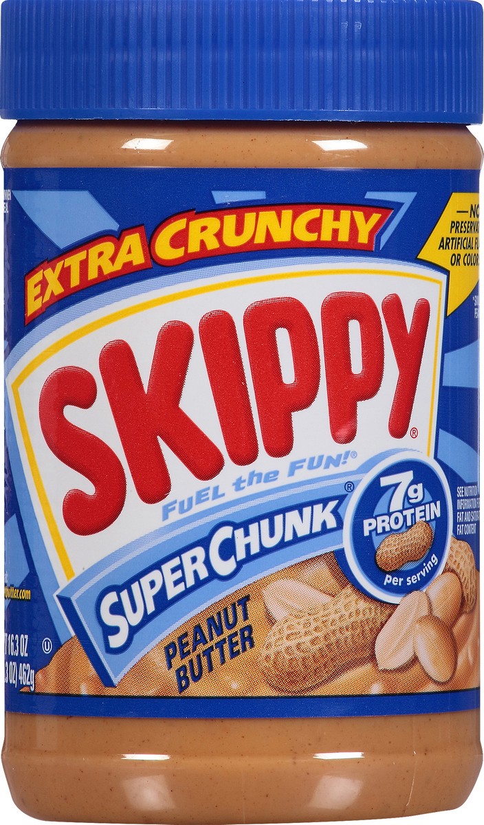 slide 10 of 13, Skippy Extra Chunky Super Chunk Peanut Butter 16.3 oz, 16.3 oz