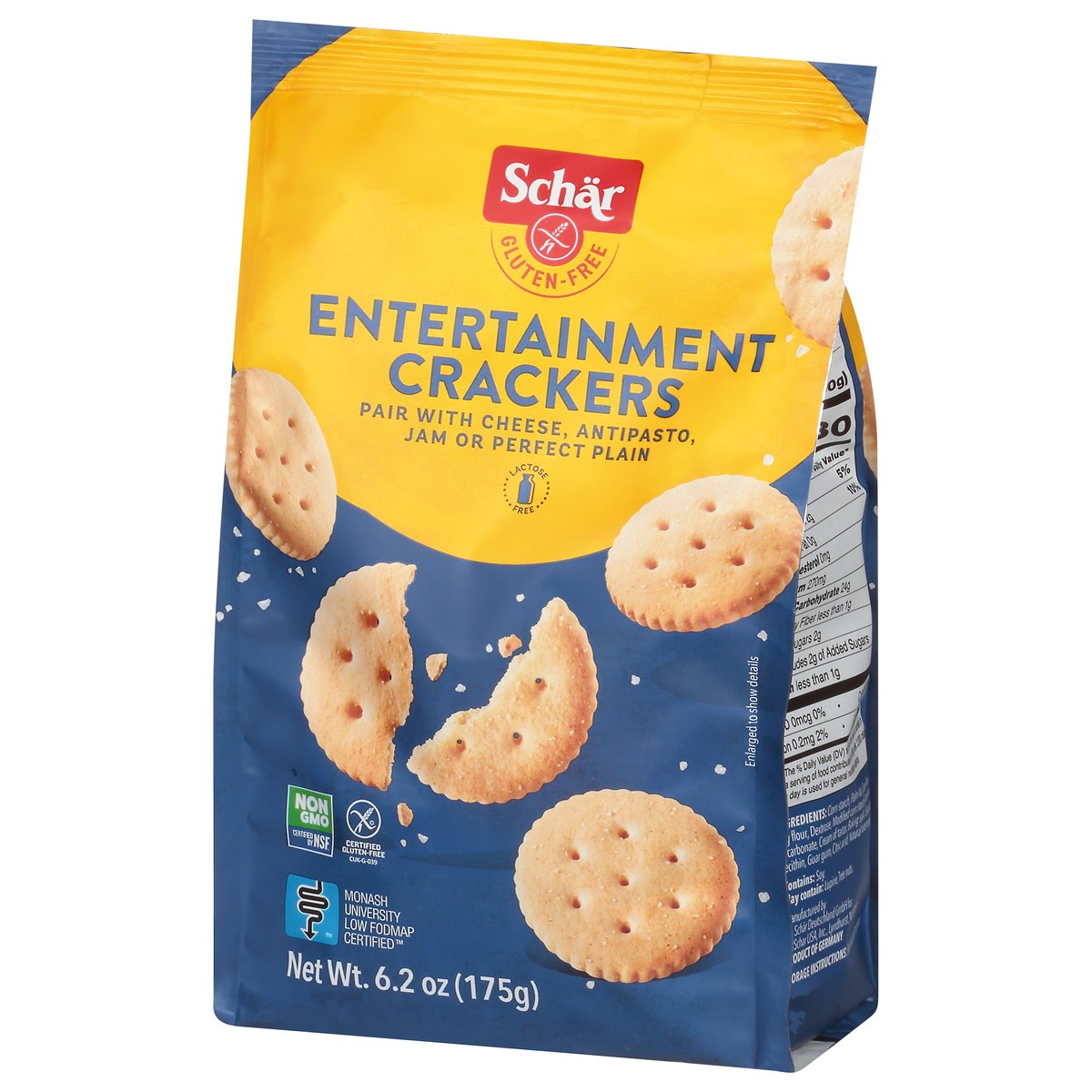 slide 4 of 9, Schär Gluten Free Entertainment Crackers, 6.2 oz