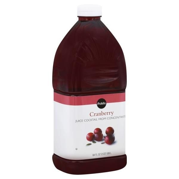 slide 1 of 1, Publix Cranberry Juice Cocktail, 64 oz