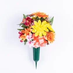 Butterfly Mixed Cemetery Vase 22"