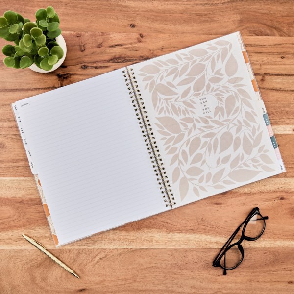 slide 6 of 9, 2024 Happy Planner 12-Month Monthly/Weekly Big Organized By Happy Planner, 8-1/2"" X 11"", Westward Sun, July 2024 To June 2025, 1 ct