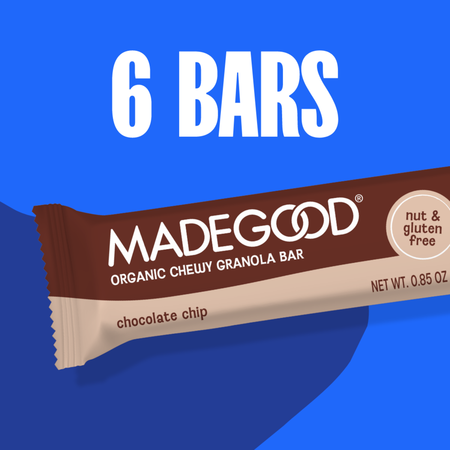 slide 2 of 4, MadeGood Chocolate Chip Granola Bars 6 - 0.85 oz Bars, 6 ct