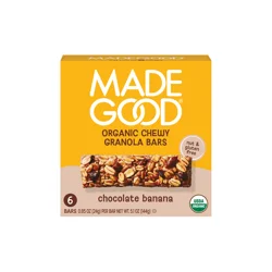 MadeGood Chocolate Banana Granola Bars 6 ea