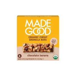MadeGood Chocolate Banana Granola Bars 6 ea