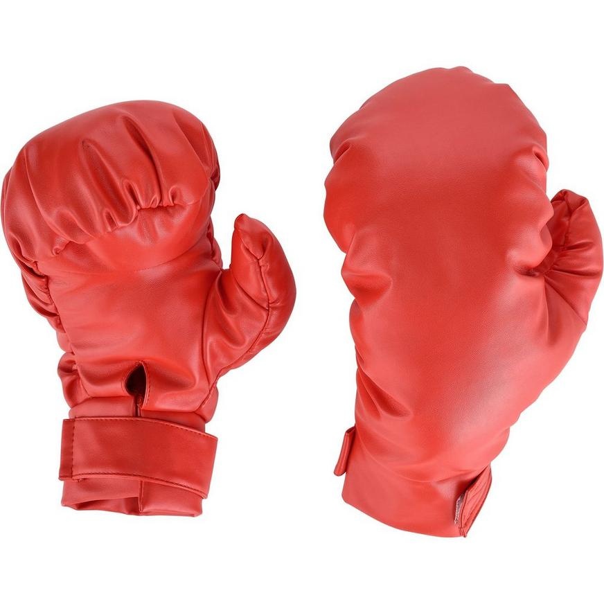 slide 1 of 1, Party City Red Boxing Gloves, 1 ct