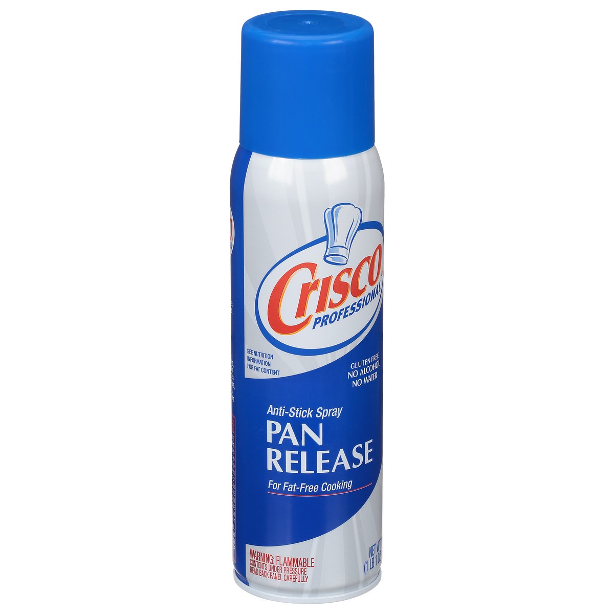 slide 4 of 9, Crisco Professional Pan Release Anti-Stick Spray, Gluten Free, Kosher, 17 oz, 17 oz