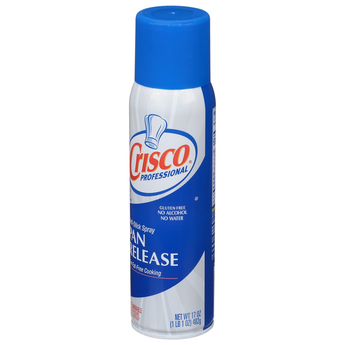 slide 3 of 9, Crisco Professional Pan Release Anti-Stick Spray, Gluten Free, Kosher, 17 oz, 17 oz